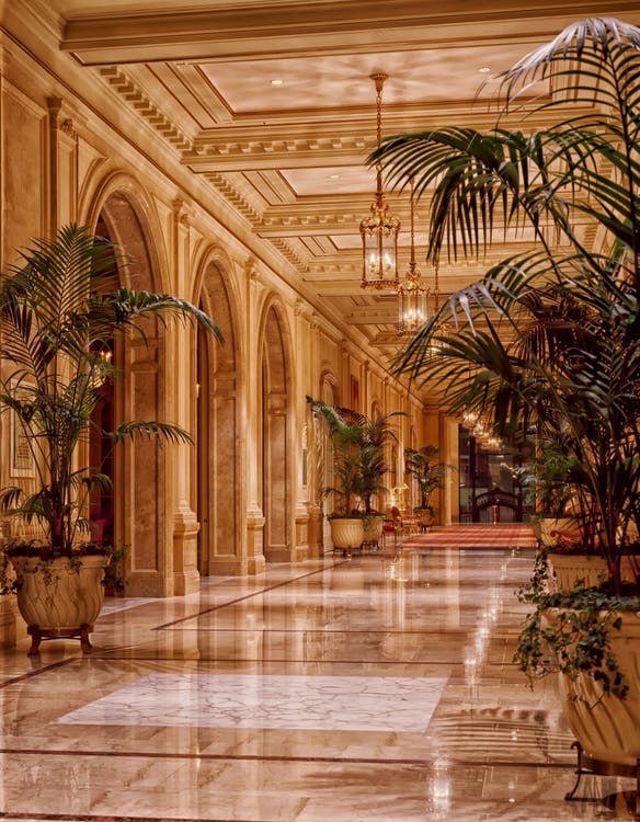 Hotel Lobby Sheraton Palace
